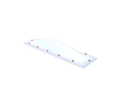 Skylux lichtkoepel 50x230 cm - Skylux