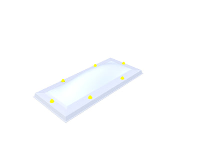 Skylux lichtkoepel 30x90 cm - Skylux