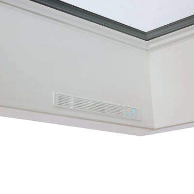 iWindow Platdakraam Opengaand op zonne-energie - Complete Set 130x130 cm - Skylux