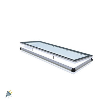 iWindow opening flat roof window - Complete Set 80x280 cm - Skylux