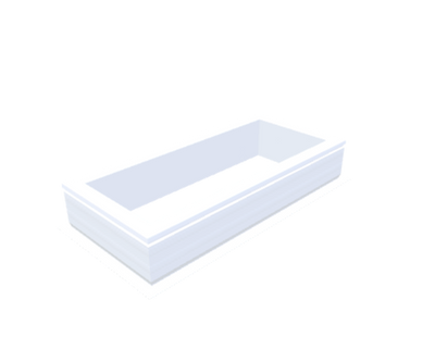 pvc-opstand 20/00 EP 0400 x 1000 mm - Skylux