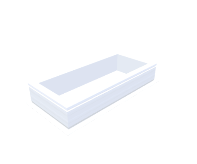 pvc-opstand 20/00 EP 0400 x 1000 mm - Skylux