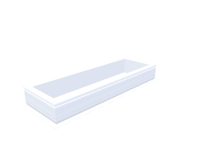 pvc-opstand 20/00 EP 0400 x 1400 mm - Skylux