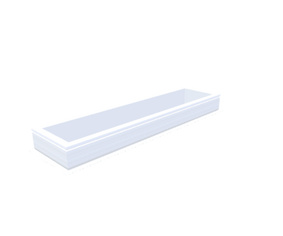 PVC curb 20/00 EP 0400 x 1900 mm - Skylux