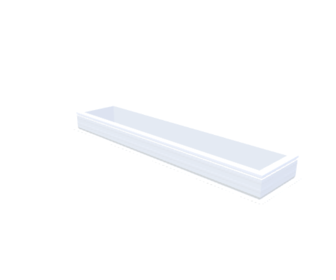 pvc-opstand 20/00 EP 0400 x 2200 mm - Skylux