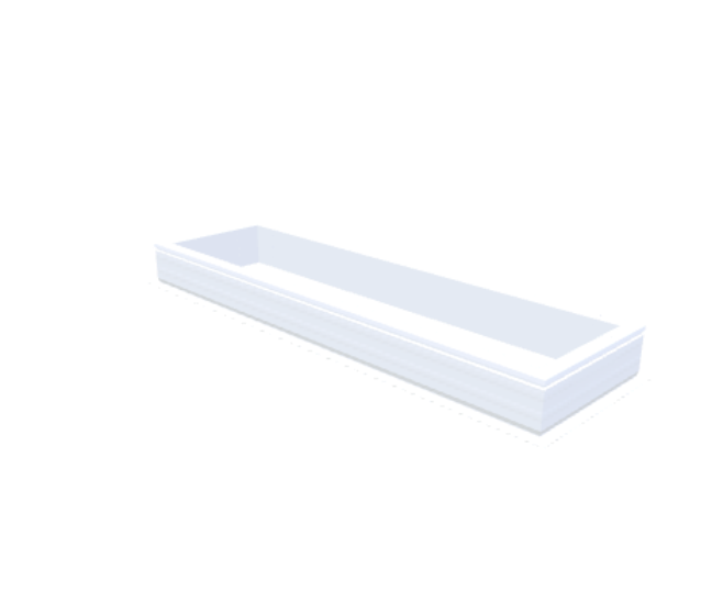 pvc-opstand 20/00 EP 0500 x 2000 mm - Skylux
