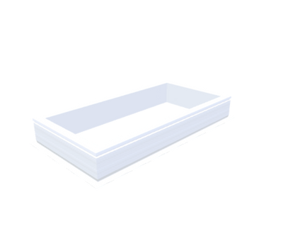 costière PVC 20/00 EP 0600 x 1300 mm - Skylux