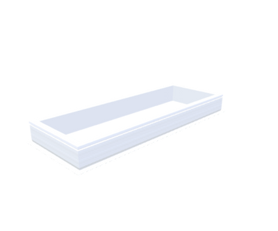 PVC curb 20/00 EP 0600 x 1800 mm - Skylux