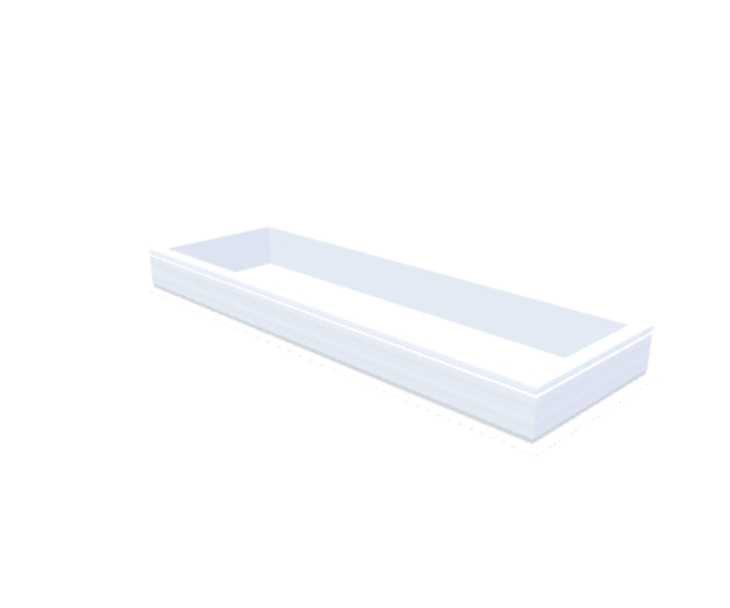 PVC curb 20/00 EP 0600 x 2000 mm - Skylux