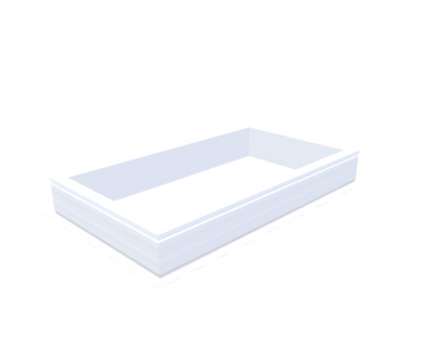costière en PVC 20/00 EP 0700 x 1300 mm - Skylux