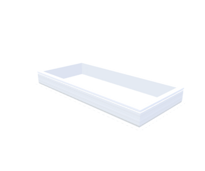 PVC curb 20/00 EP 0750 x 1750 mm - Skylux