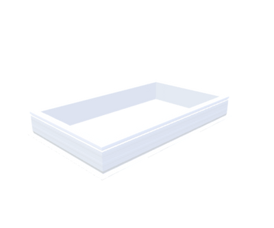 costière PVC 20/00 EP 0800 x 1400 mm - Skylux