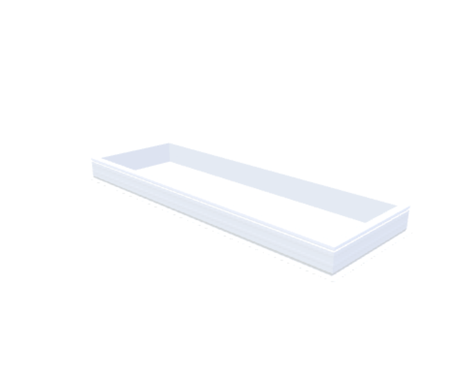costière PVC 20/00 EP 0800 x 2500 mm - Skylux