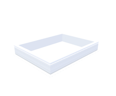 PVC curb 20/00 EP 0900 x 1200 mm - Skylux