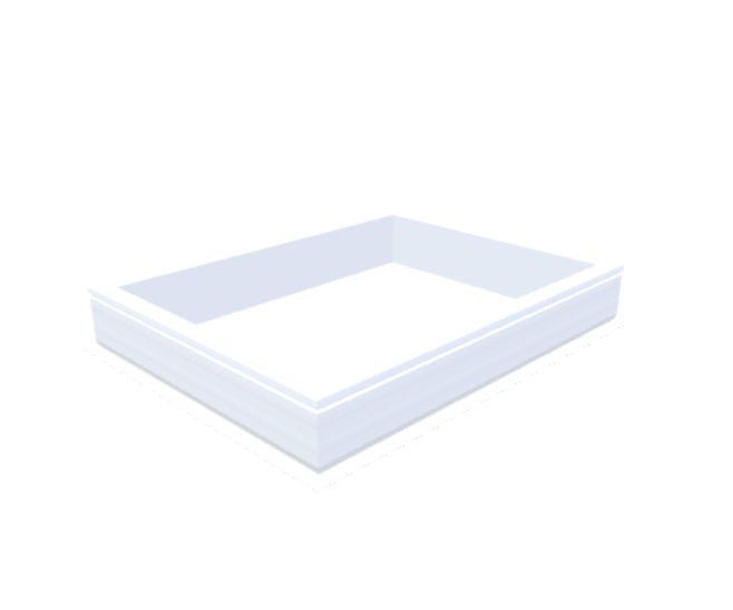 costière en PVC 20/00 EP 0900 x 1200 mm - Skylux