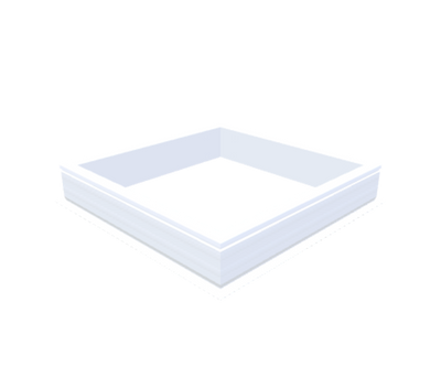 PVC curb 20/00 EP 1000 x 1000 mm - Skylux