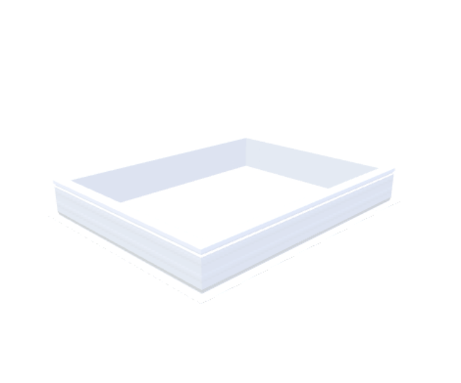 costière en PVC 20/00 EP 1000 x 1300 mm - Skylux