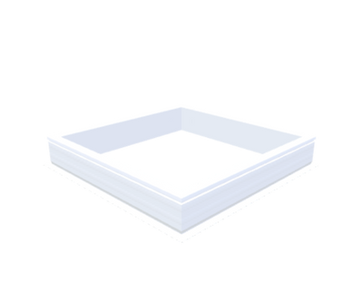 PVC curb 20/00 EP 1100 x 1100 mm - Skylux