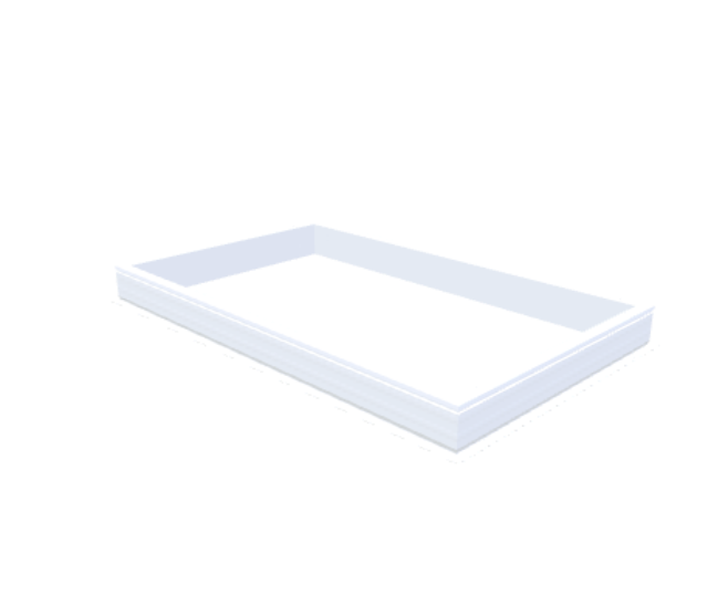 PVC curb 20/00 EP 1300 x 2200 mm - Skylux