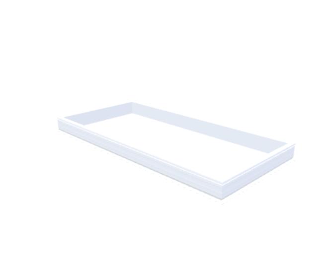 PVC curb 20/00 EP 1300 x 2800 mm - Skylux