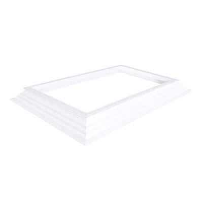 belüfteter PVC-Aufsetzkranz 16/20 EP mit manueller Tandemspindel mit Auge 0500 x 2000 mm Achtung! Dachöffnung = 700 x 2200 mm