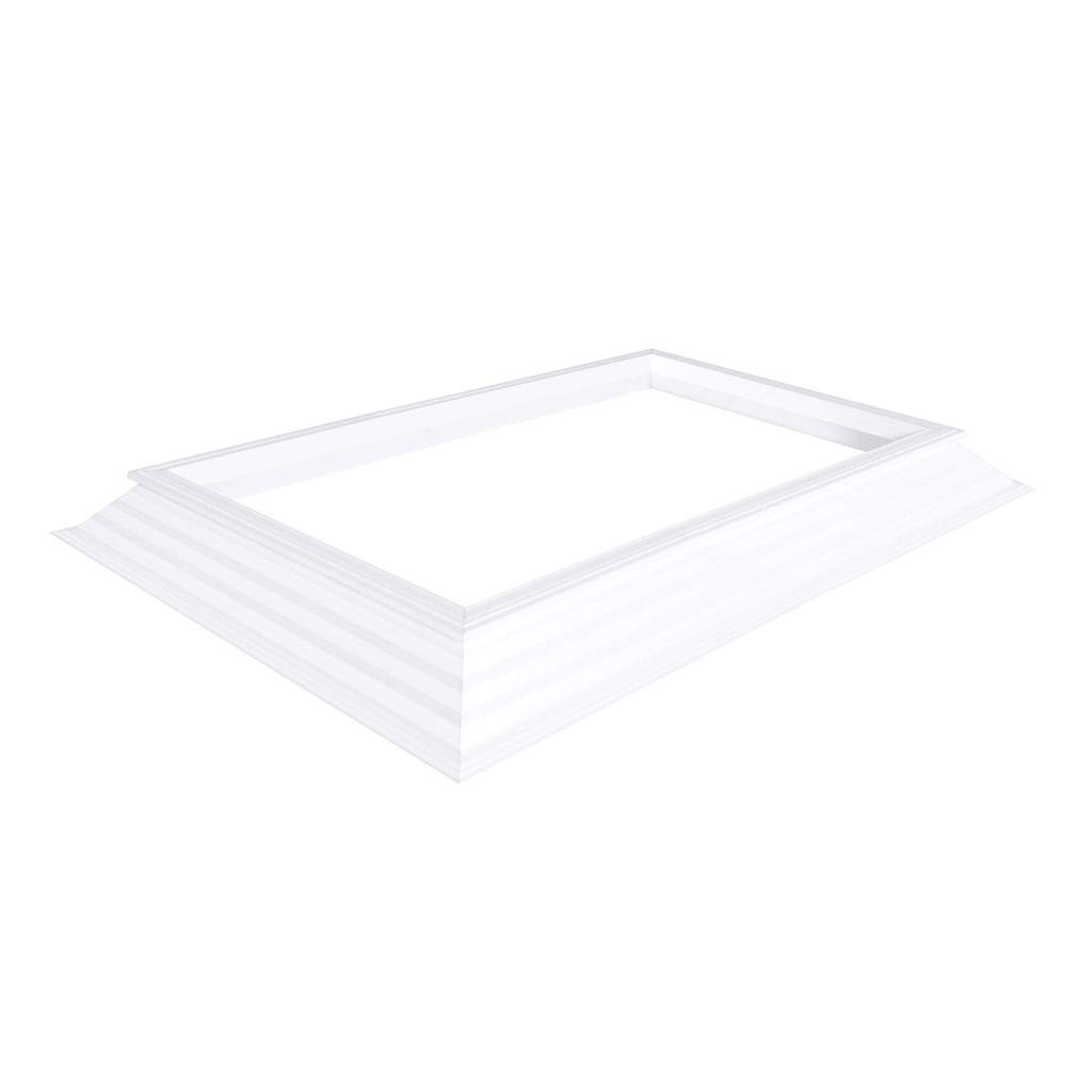 ventilerende pvc-opstand 16/20 EP met manuele tandemspindel met oog 1050 x 2250 mm Let Op! Dakopening = 1250 x 2450 mm