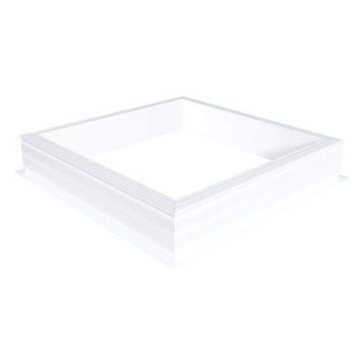 ventilated PVC curb 20/00 with manual chain spindle 0600 x 0600 mm